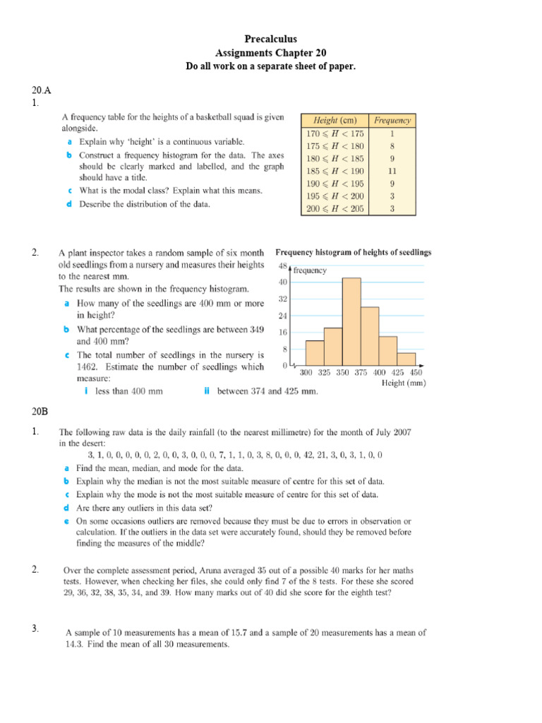 Homework CH 20 | PDF