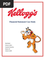 Kellogg's Financial Statement Case Study