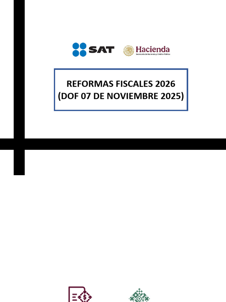 02 Reformas Fiscales 2026 | PDF
