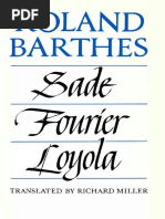 Download Sade Fourier Loyola - Roland Barthes by sarclemx SN101683999 doc pdf