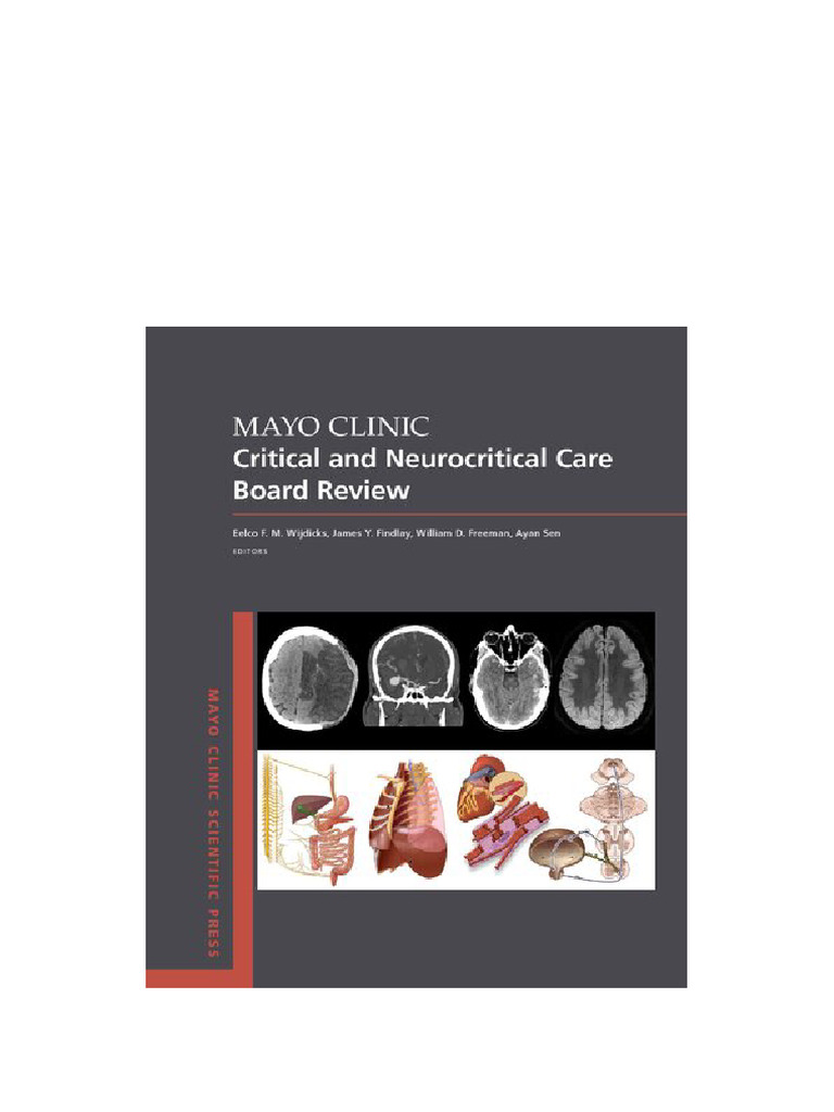 Mayo Clinic Critical and Neurocritical Care Board Review 2nd Edition Y ...