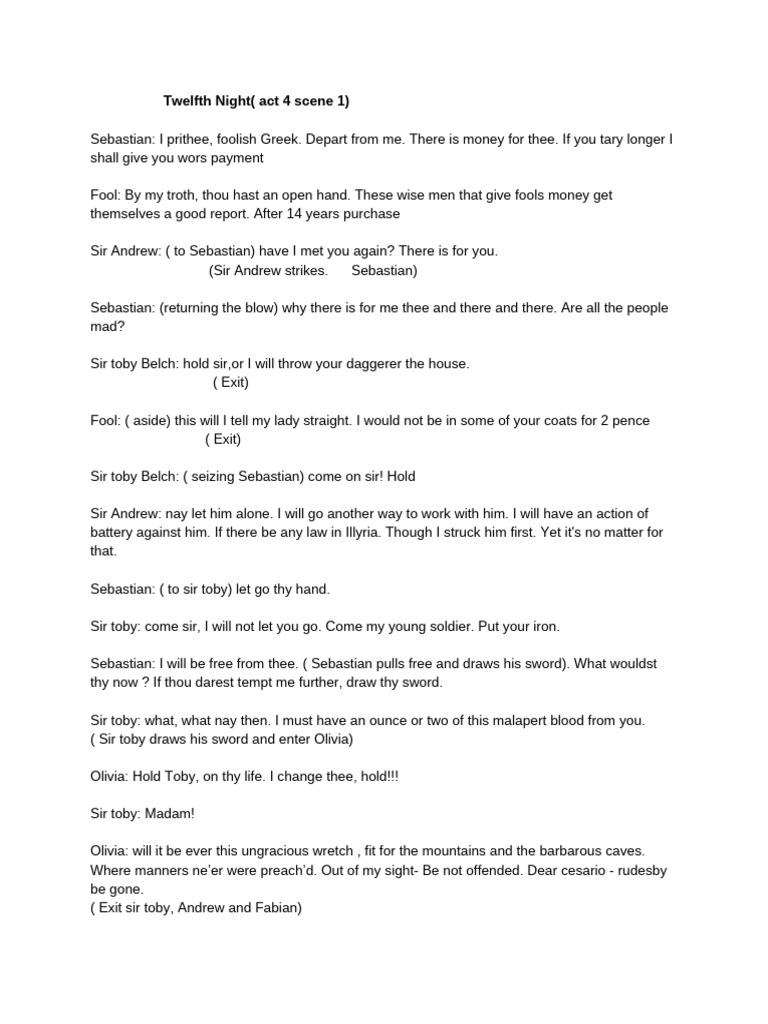 Drama Script | PDF