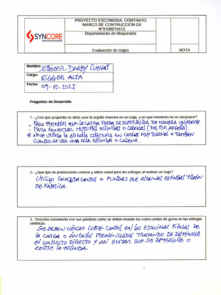 Prueba Syncore | PDF