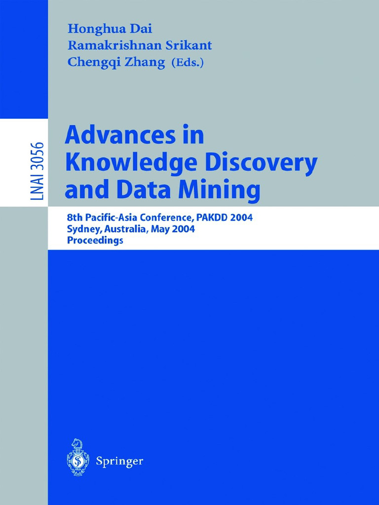 Advances in Knowledge Discovery and Data Mining | PDF | Cross ...