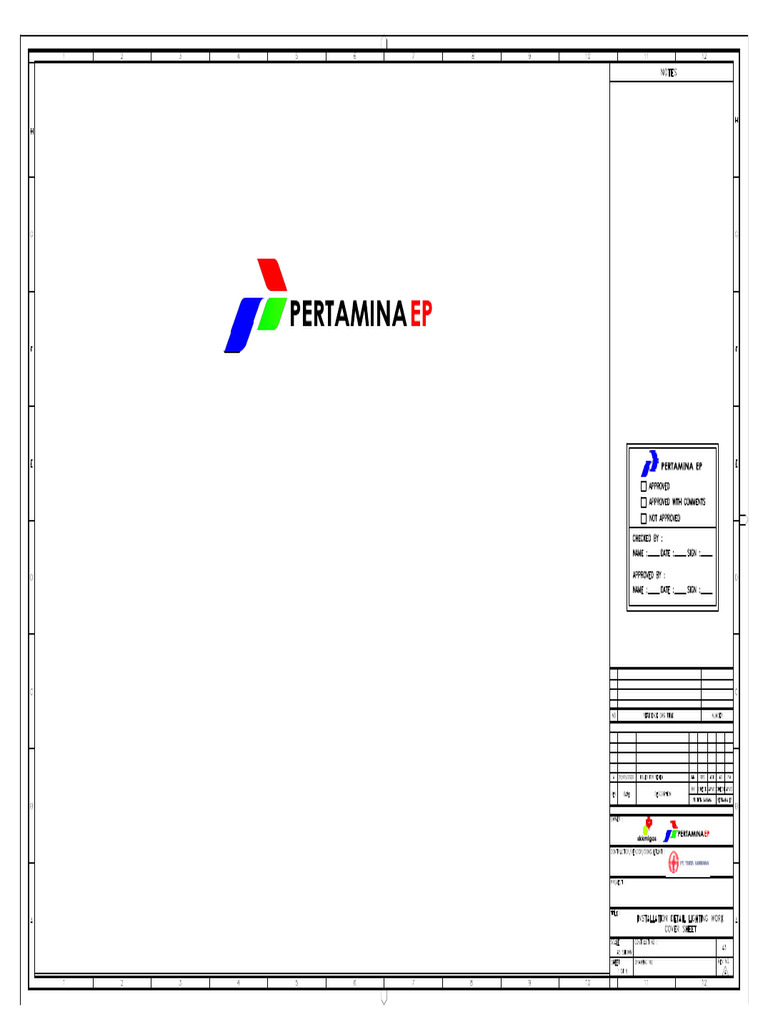 RKSF-00-EO-DWG-002 Drawing Installation Detail Lighting Work - Rev.a | PDF