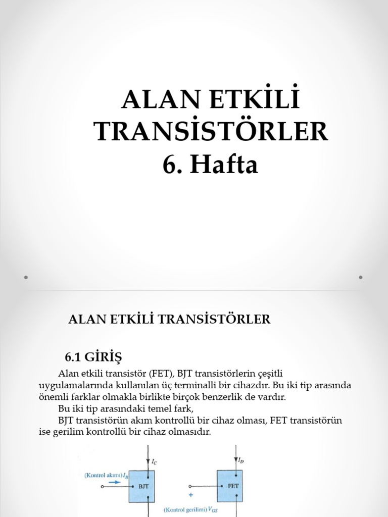 HFT - Elektronik Devreler | PDF