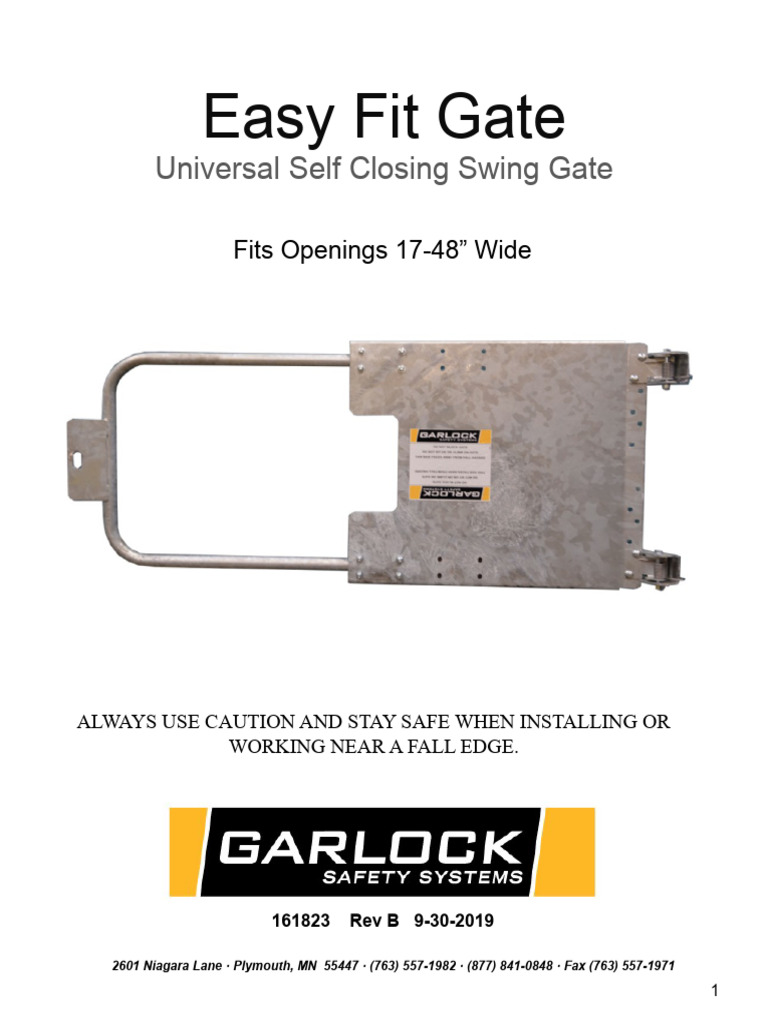 Garlock Swing Gate 301534 | PDF | Nut (Hardware)