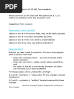 NEC3 Option G: Key Features and Benefits | PDF