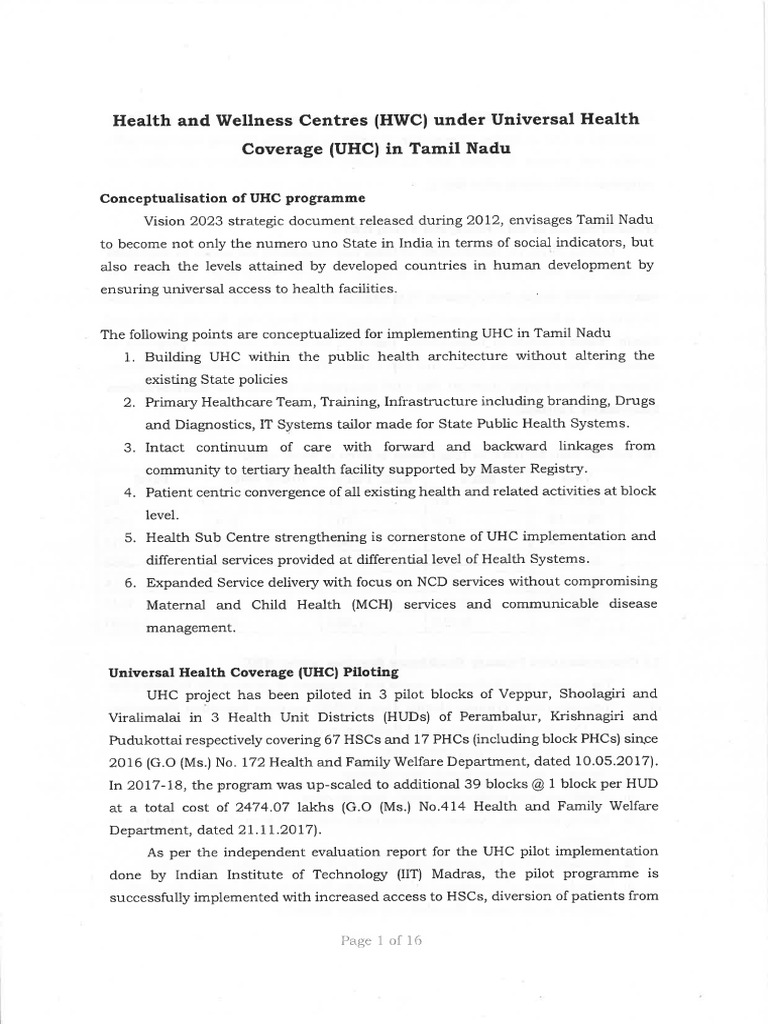 HWC Guidelines | PDF