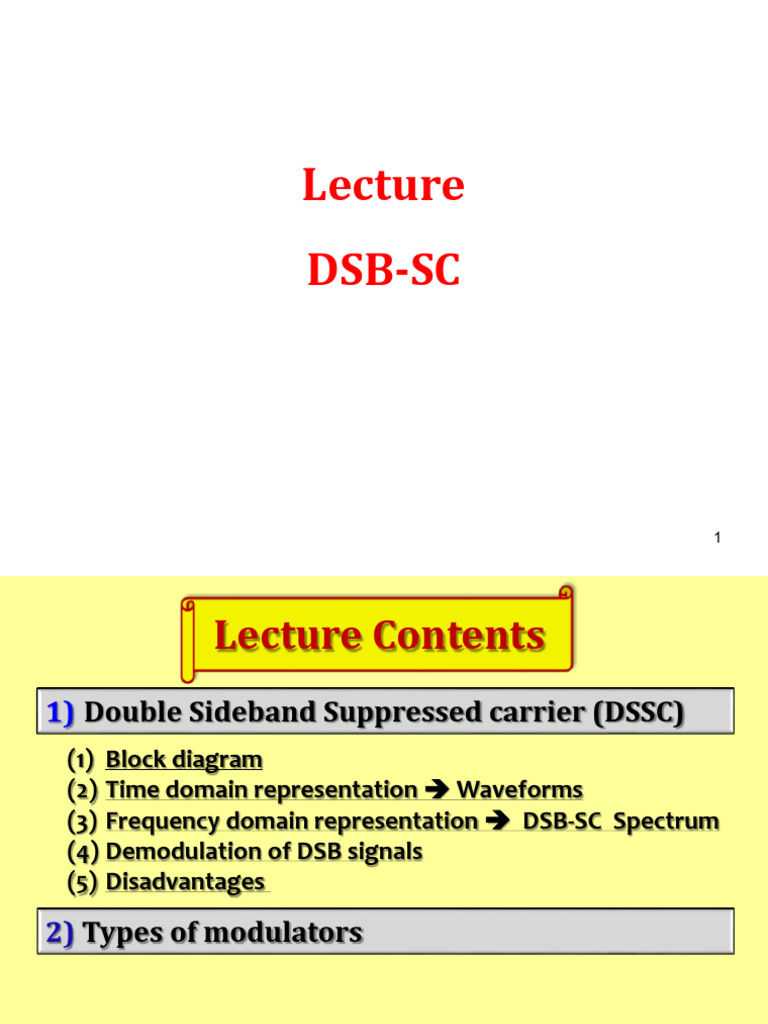 Lecture DSB SC | PDF | Computer Engineering | Electronic Circuits