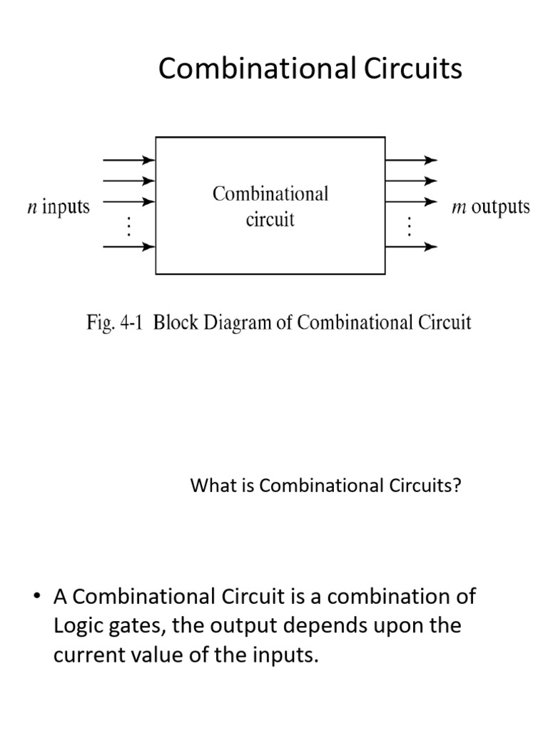 INtro - Combinational Circuits - Updated | PDF | Arithmetic | Computer ...