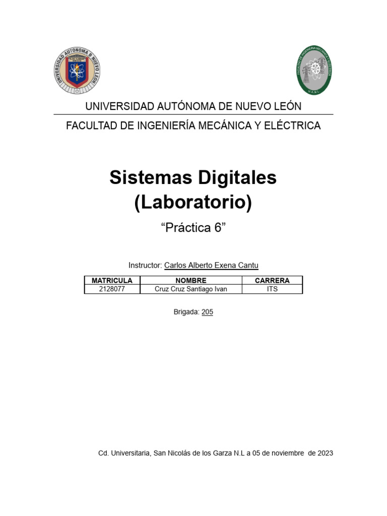 PRACTICA 6 - 2128077 - copia | PDF | Informática