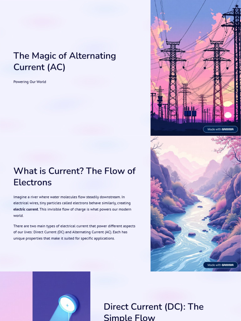The Magic of Alternating Current AC | PDF | Alternating Current ...