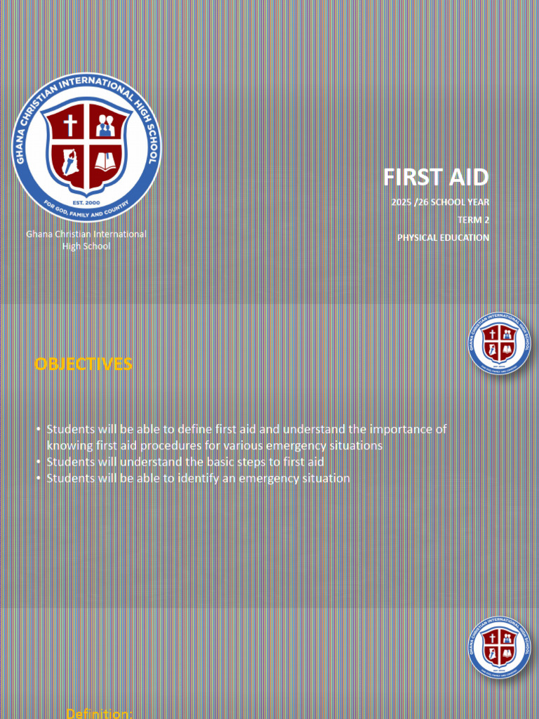 First Aid - 1 - Intro & Steps To First Aid | PDF | First Aid | Emergency