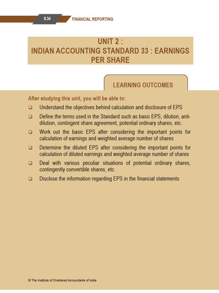 Ind AS 33-EPS | PDF