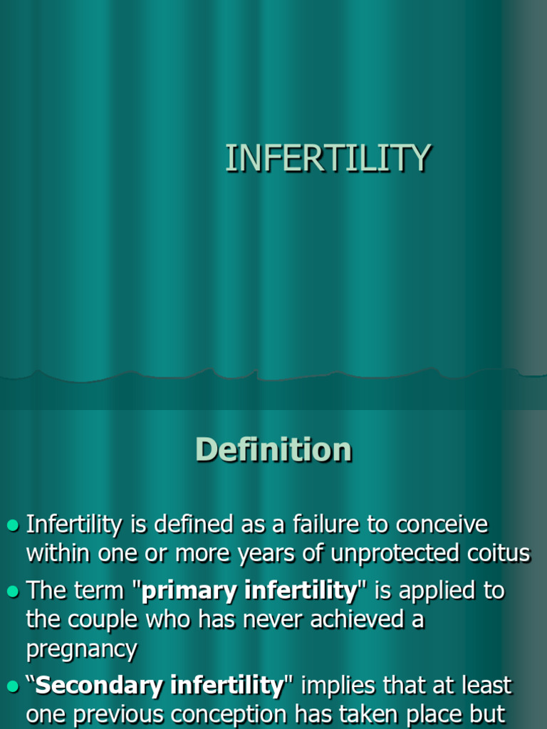 Infertility 230720104914 d03f1078 | PDF | Infertility | Uterus