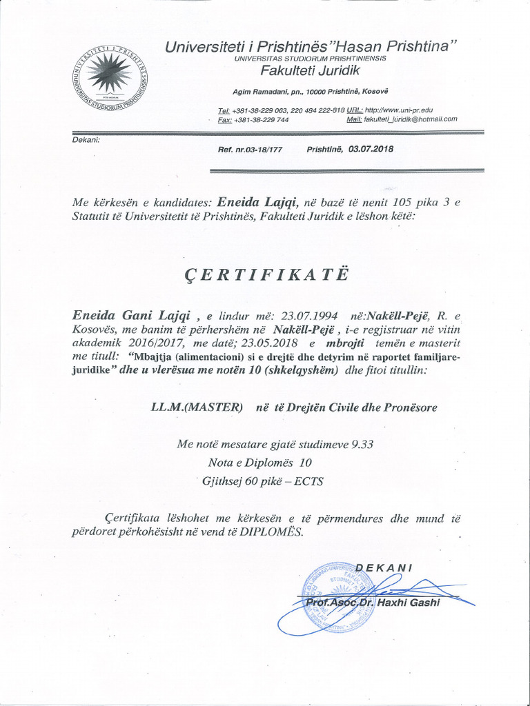Master Diploma | PDF