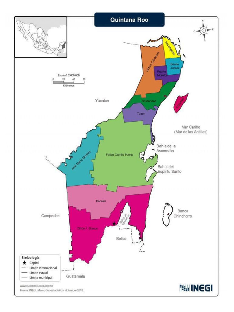 Mapa de Quintana Roo | PDF