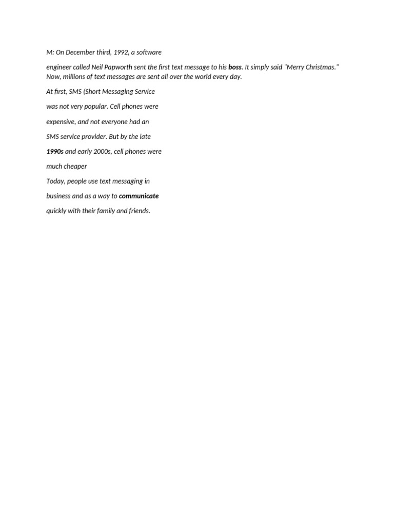 Listening Lesson 2 Unit 1 | PDF