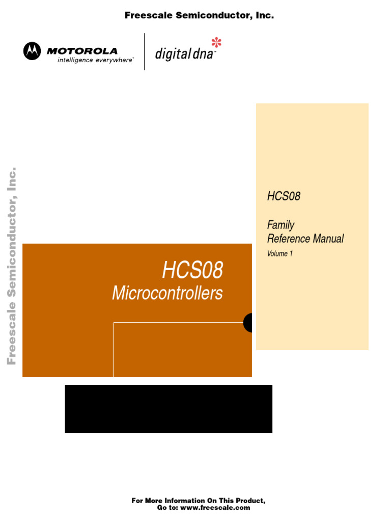 HCS08RMV1 Reference Manual | PDF | Computer Science | Computer Architecture
