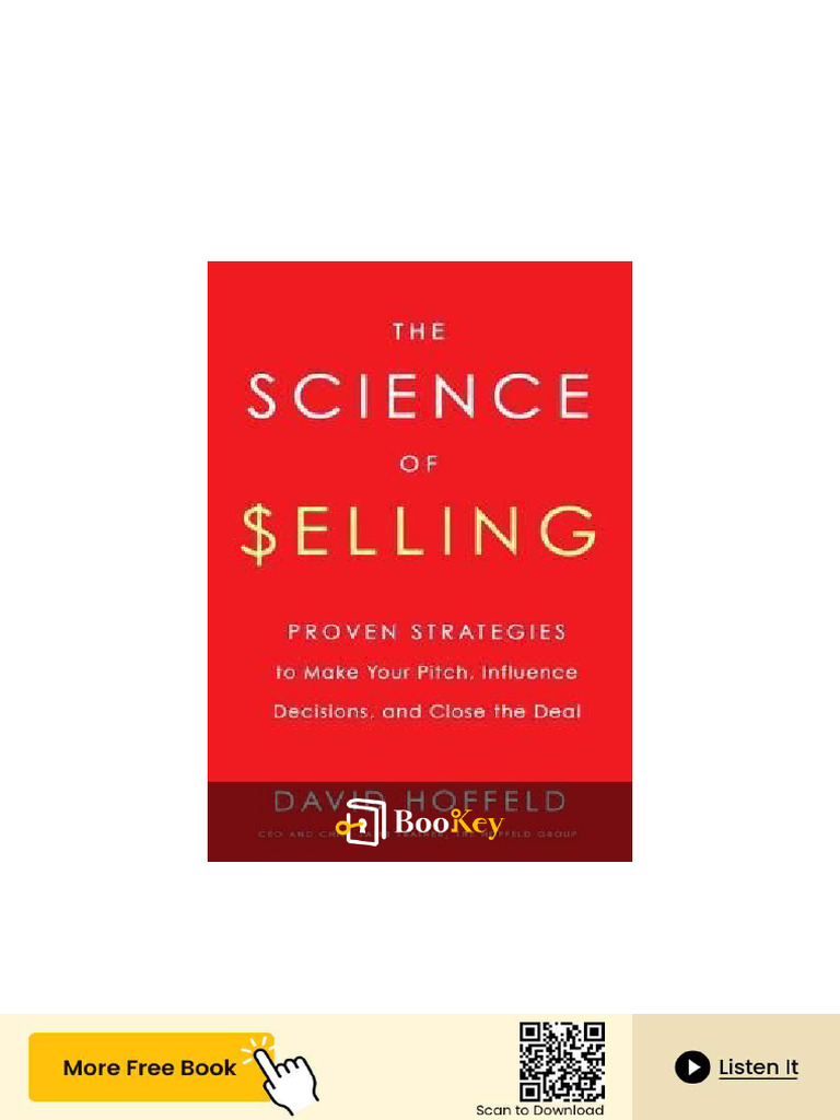 The Science of Selling PDF | PDF | Sales | Nonverbal Communication
