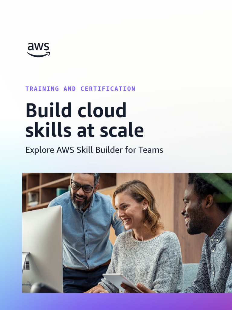 Skill Builder - Team Subscriptions Brochure | PDF | Amazon Web Services ...