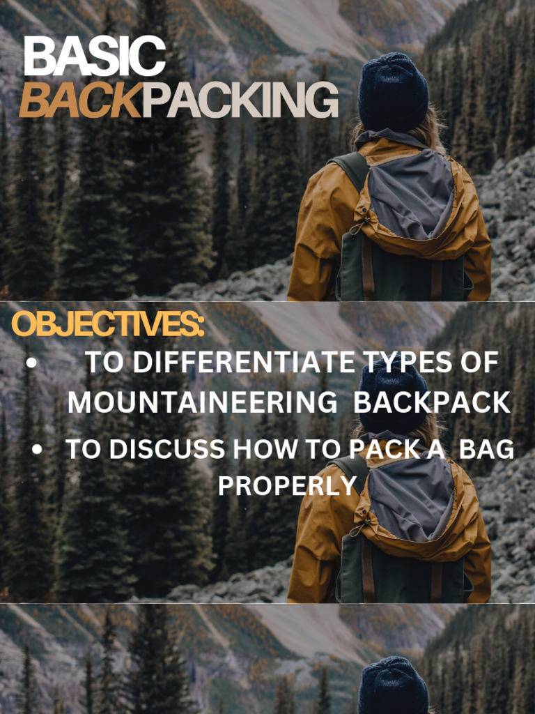 Basic Backpacking | PDF