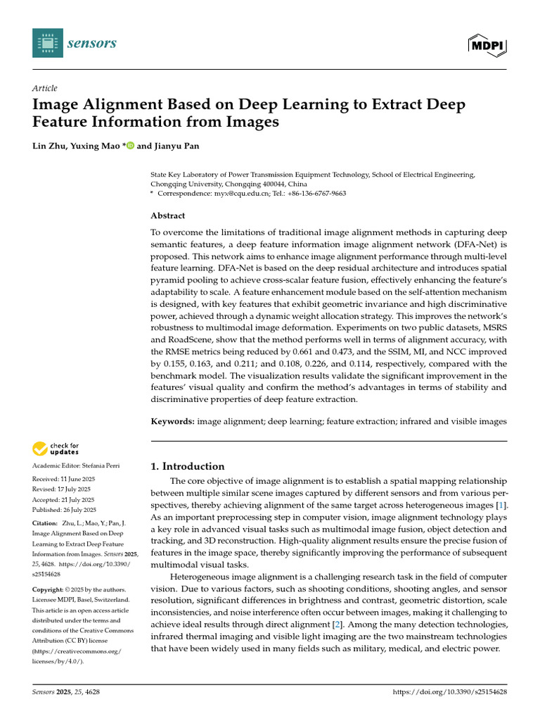1mentor - Image Alignment Based On Deep Learning To Extract Deep | PDF ...