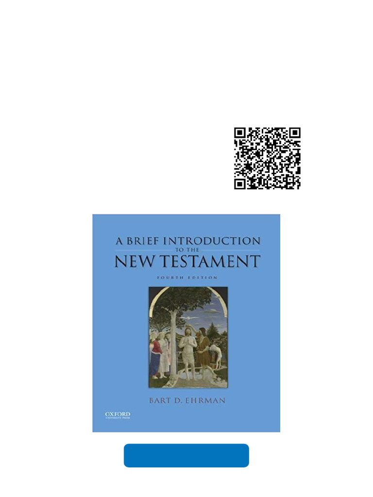 A Brief Introduction To The New Testament 4th Edition Available All ...