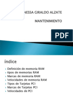 Diapositiva Sobre La Memoria Ram Y Tarjetas PCI