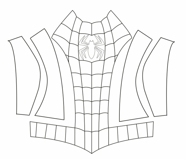 Pecho Traje Spiderman | PDF