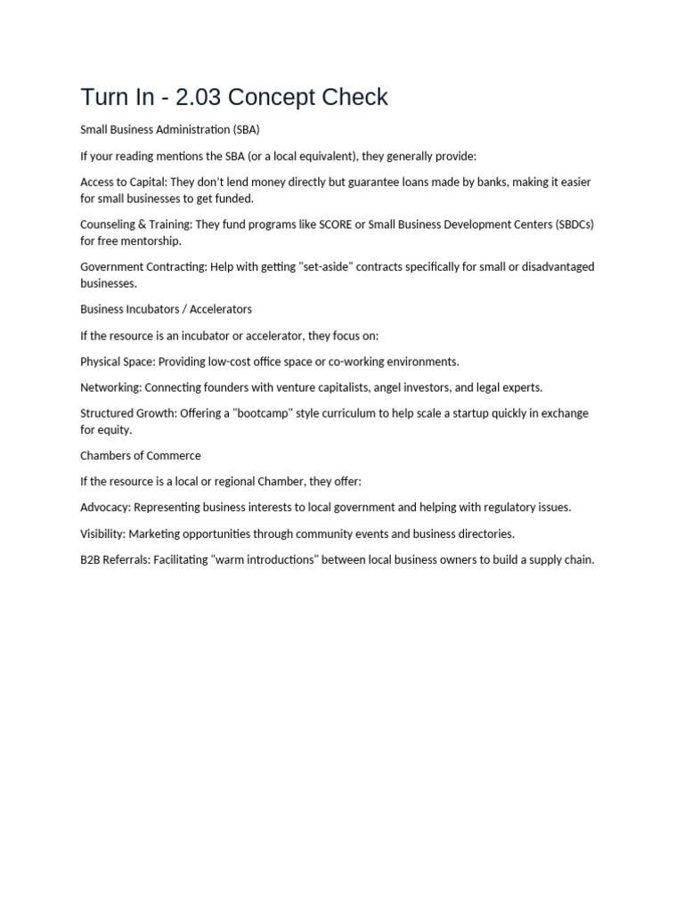 Turn in - 2.03 Concept Check | PDF