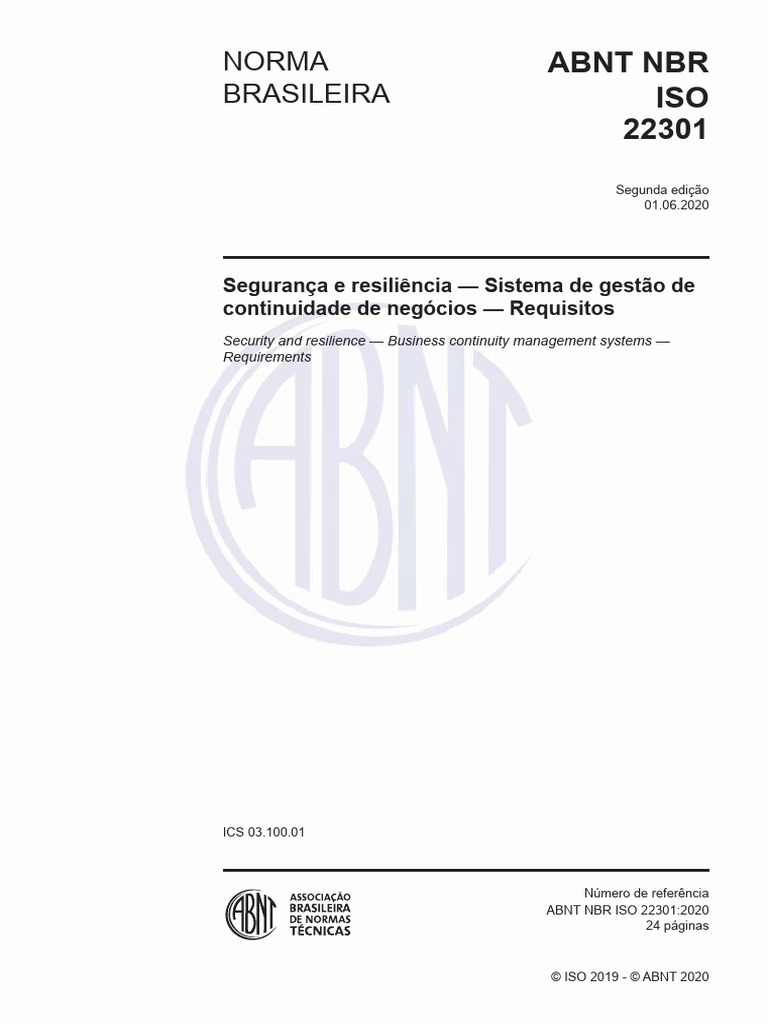 Iso 22301 2020 | PDF