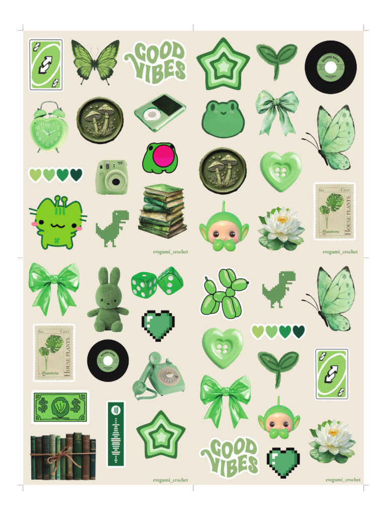 Stickers Verde | PDF