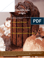 Chocolate Cake Activities