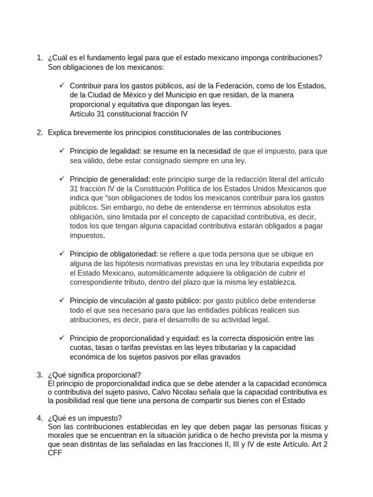 Isr Cuestionario | PDF | Impuesto sobre la renta | Impuestos