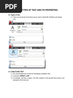 AutoCAD Text Commands Guide | PDF | Command Line Interface | Typography