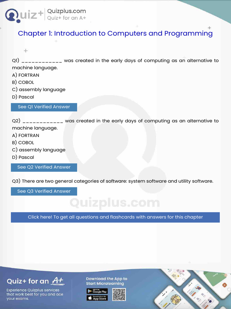 Was Created in The Early Days of Computing As An Alternative To Machine ...