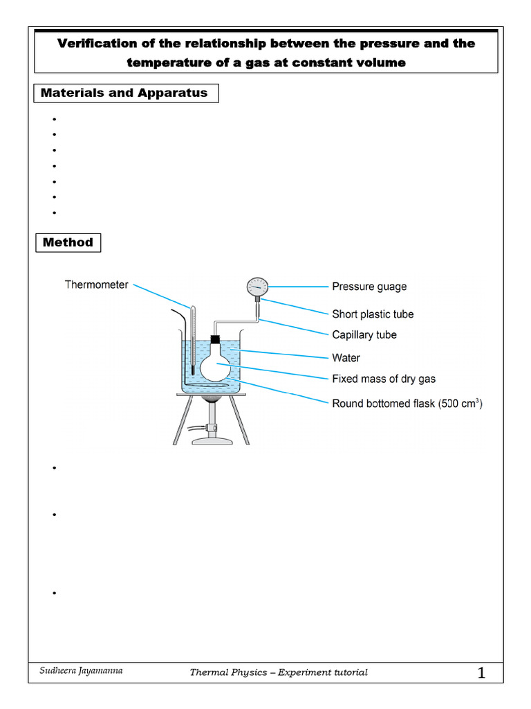 Heat Experiments Tutorial For 2026 | PDF | Heat | Temperature