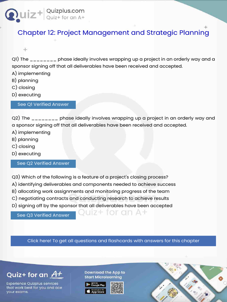 The Phase Ideally Involves Wrapping Up A Project in An Orderly Way and ...