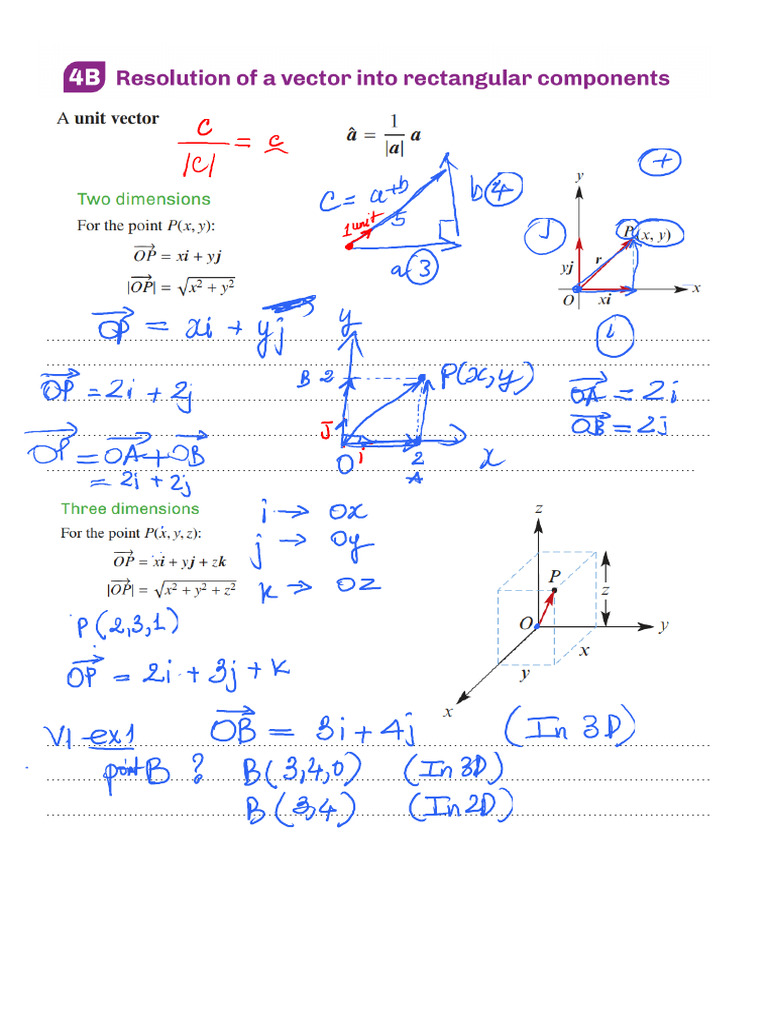 Chapter 4b Vector Resolution | PDF