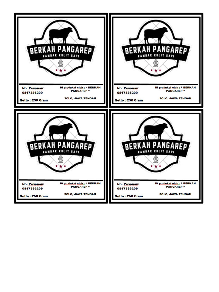 Rambak Kulit Sapi | PDF