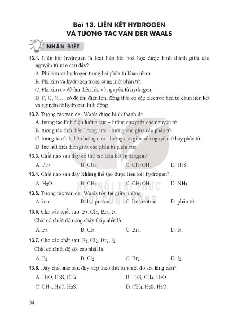 BT Bài 13 SBT | PDF