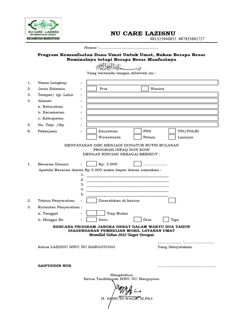 Formulir Edit | PDF