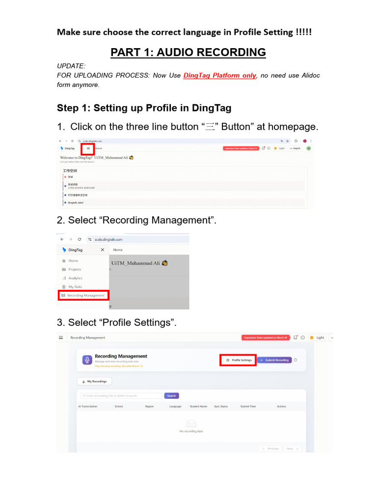 18mac - Audio Recording Submission Workflow | PDF
