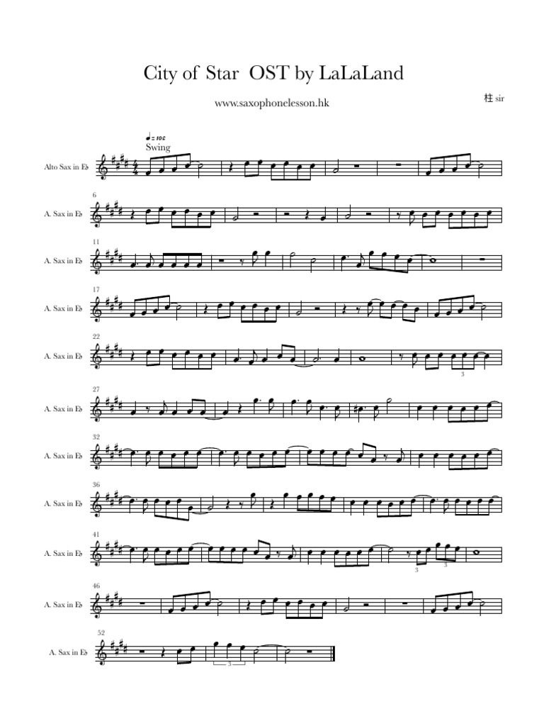 City of Star OST by LaLaLand | PDF