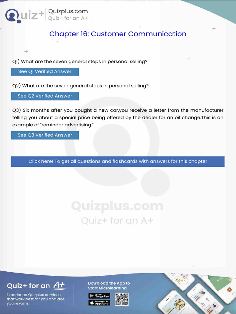 What Are The Seven General Steps in Personal Selling | PDF | Loans ...