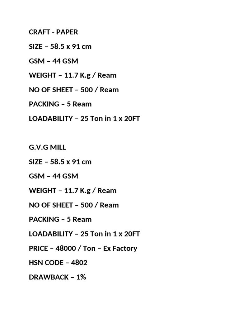 Craft Paper | PDF