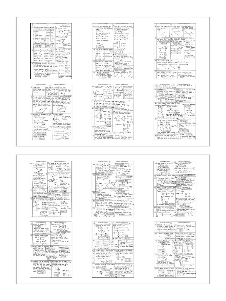 PLUS ONE Physics NOTES - Converted - Share | PDF