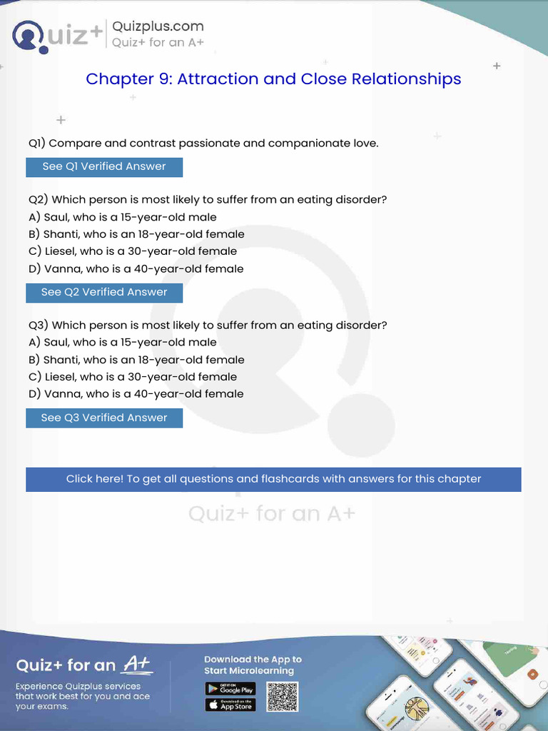 Compare and Contrast Passionate and Companionate Love | PDF | Social ...